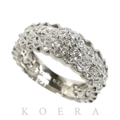 Pt900プラチナ リング・指輪 ダイヤモンド0.35ct 13号 6.0g レディース【中古】【美品】