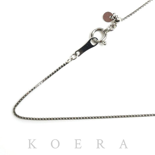 Pt850プラチナ ネックレス ベネチアン 2.0g ～45cm フリーチェーン レディース【中古】