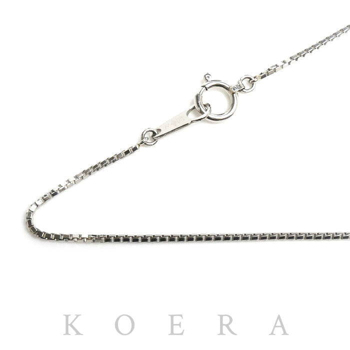 Pt850プラチナ ネックレス ベネチアン 3.7g 40cm レディース【中古】