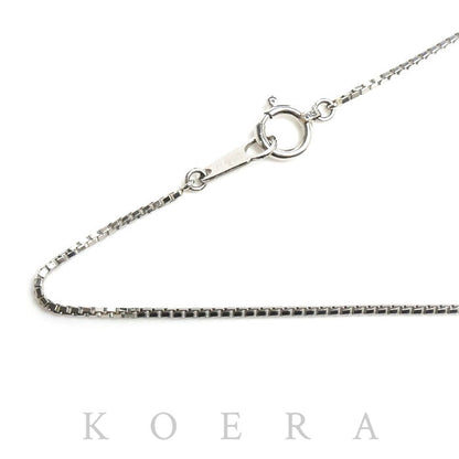 Pt850プラチナ ネックレス ベネチアン 3.7g 40cm レディース【中古】