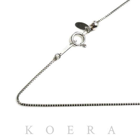 Pt850プラチナ ネックレス ベネチアン 2.0g ～45cm フリーチェーン レディース【中古】