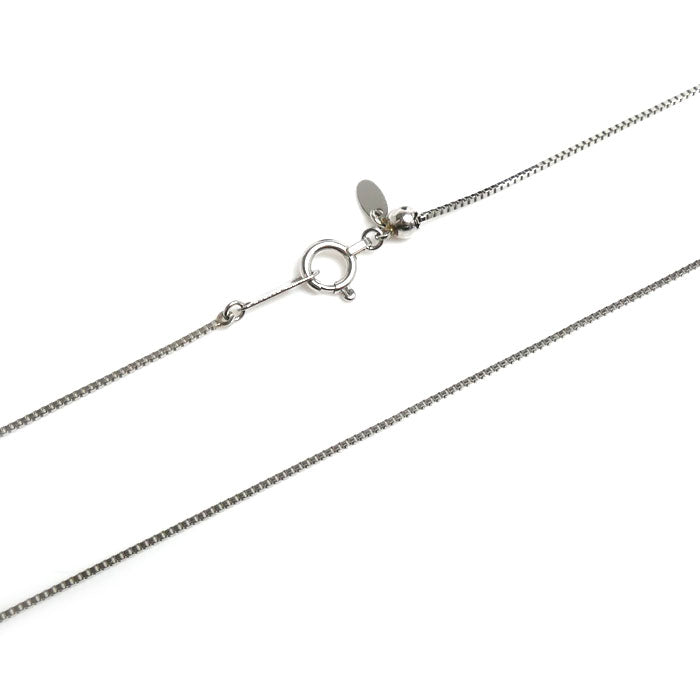 Pt850プラチナ ネックレス ベネチアン 2.0g ～45cm フリーチェーン レディース【中古】