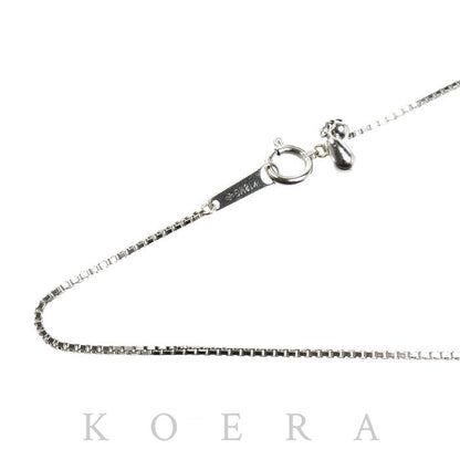 K18WG ホワイトゴールド ネックレス ベネチアン 5.8g ～70cm フリーチェーン レディース【中古】