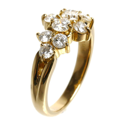 K18YG イエローゴールド リング・指輪 ダイヤモンド1.00ct 11号 4.8g レディース【中古】