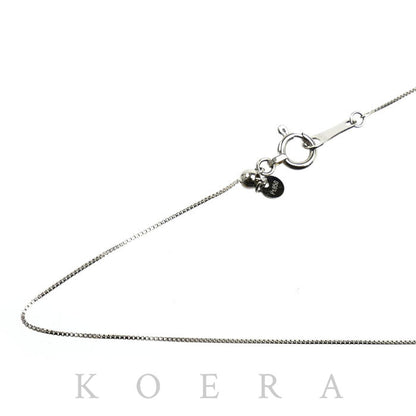 Pt850プラチナ ネックレス ベネチアン 1.2g ～45cm フリーチェーン レディース【中古】