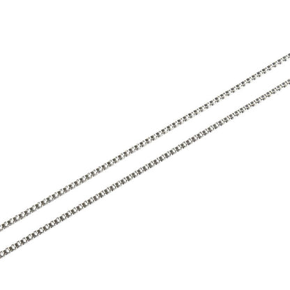 Pt850プラチナ ネックレス ベネチアン 1.2g ～45cm フリーチェーン レディース【中古】