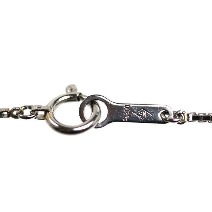 Pt850プラチナ ネックレス ベネチアン 3.8g 40cm レディース【中古】