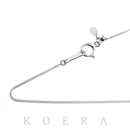 Pt850プラチナ LA SOMA ネックレス ベネチアン 3.8g ～60cm フリーチェーン ユニセックス【中古】