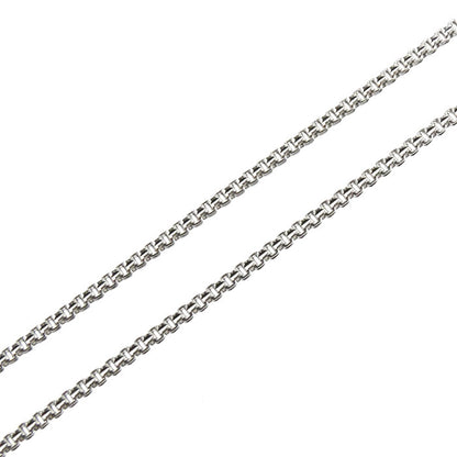 Pt850プラチナ LA SOMA ネックレス ベネチアン 3.8g ～60cm フリーチェーン ユニセックス【中古】