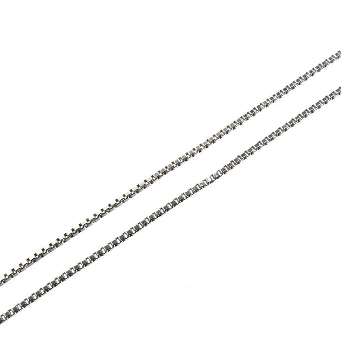 Pt850プラチナ ネックレス ベネチアン 3.6g ～59.5cm フリーチェーン レディース【中古】