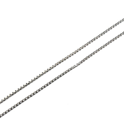 Pt850プラチナ ネックレス ベネチアン 3.6g ～59.5cm フリーチェーン レディース【中古】