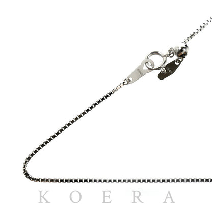 K18WG ホワイトゴールド ネックレス ベネチアン 6.4g ～60cm フリーチェーン ユニセックス【中古】