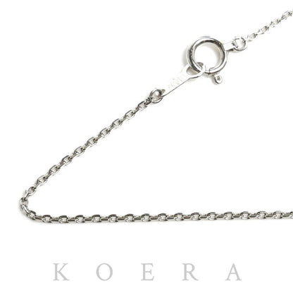 Pt850プラチナ ネックレス 小豆 3.9g 50cm レディース【中古】