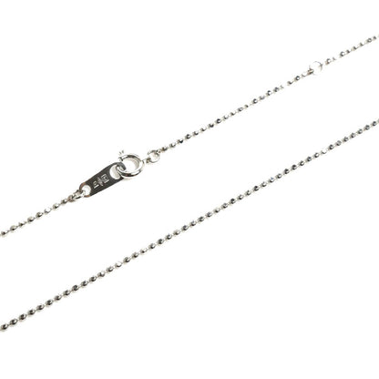 Pt850プラチナ ネックレス ボール 3.0g 40cm レディース【中古】