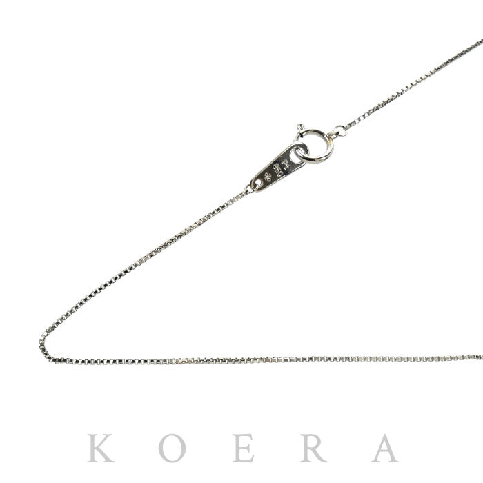 Pt850プラチナ ネックレス ベネチアン 2.5g 40cm レディース【中古】