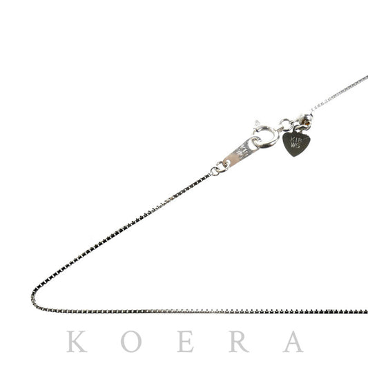 K18WG ホワイトゴールド ネックレス ベネチアン 1.8g ～46cm フリーチェーン レディース【中古】