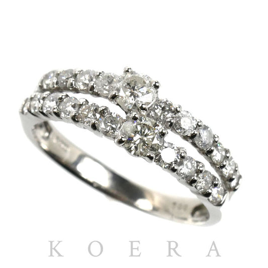 Pt900プラチナ リング・指輪 ダイヤモンド1.00ct 12号 3.3g レディース【中古】