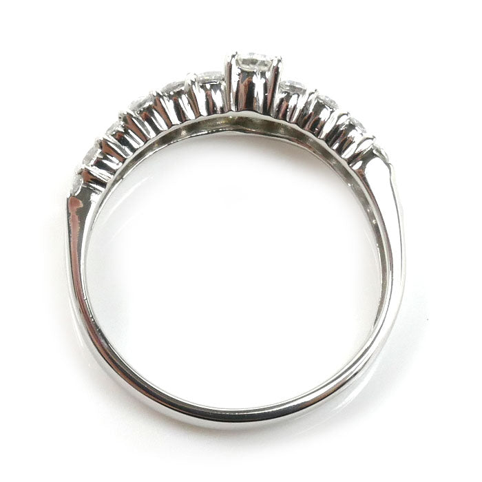 Pt900プラチナ リング・指輪 ダイヤモンド1.00ct 12号 3.3g レディース【中古】