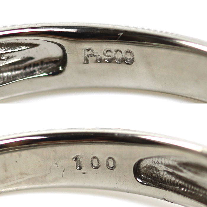 Pt900プラチナ リング・指輪 ダイヤモンド1.00ct 12号 3.3g レディース【中古】