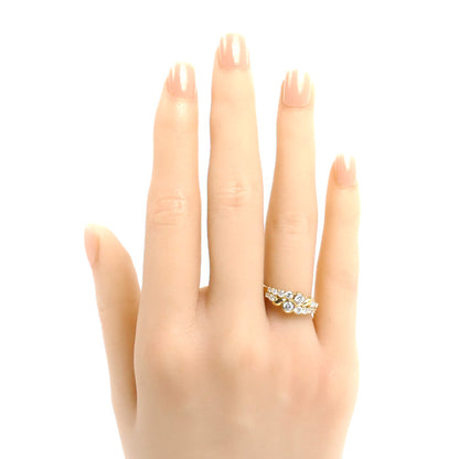 K18YG イエローゴールド リング・指輪 ダイヤモンド0.57ct 11号 3.0g レディース【中古】【美品】