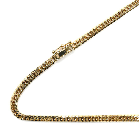 K18YG イエローゴールド ネックレス 喜平6面Wカット 20.1g 50cm ユニセックス【中古】