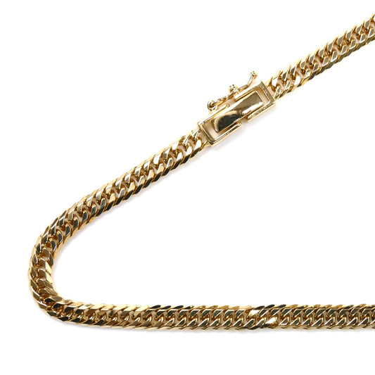 K18YG イエローゴールド ネックレス 喜平6面Wカット 20.7g 50cm ユニセックス【中古】