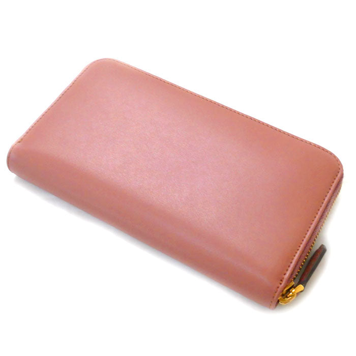 【箱無し】Fendi 長財布 クオイオローマ ペブルドレザー　ラウンドファスナー Fendi 長財布 クオイオローマ ペブルドレザー ラウンド