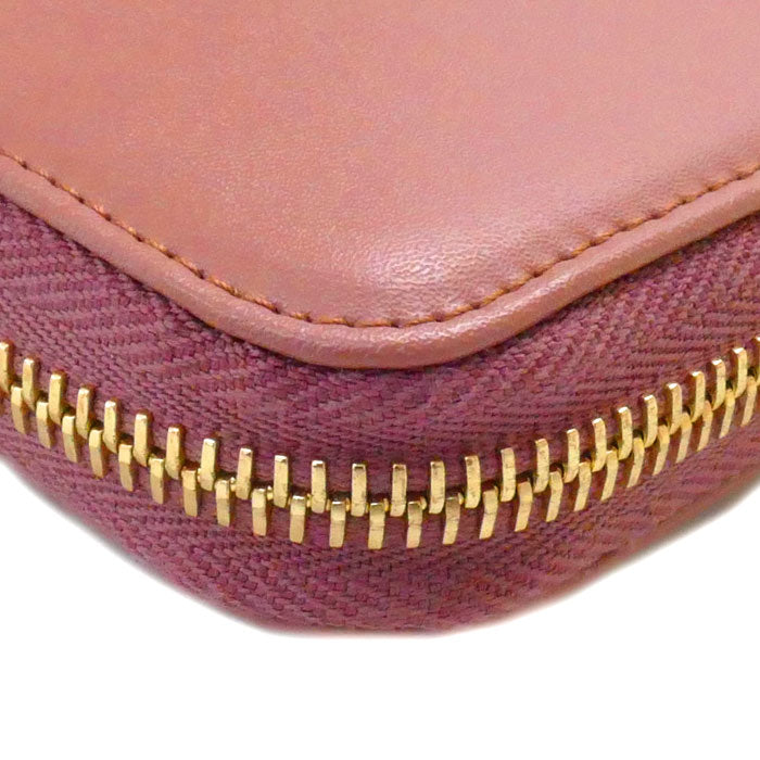 FENDI フェンディ バイザウェイ 長財布 ラウンドファスナー イングリッシュローズピンク 8M0299 SME F10DU レディース【中古】