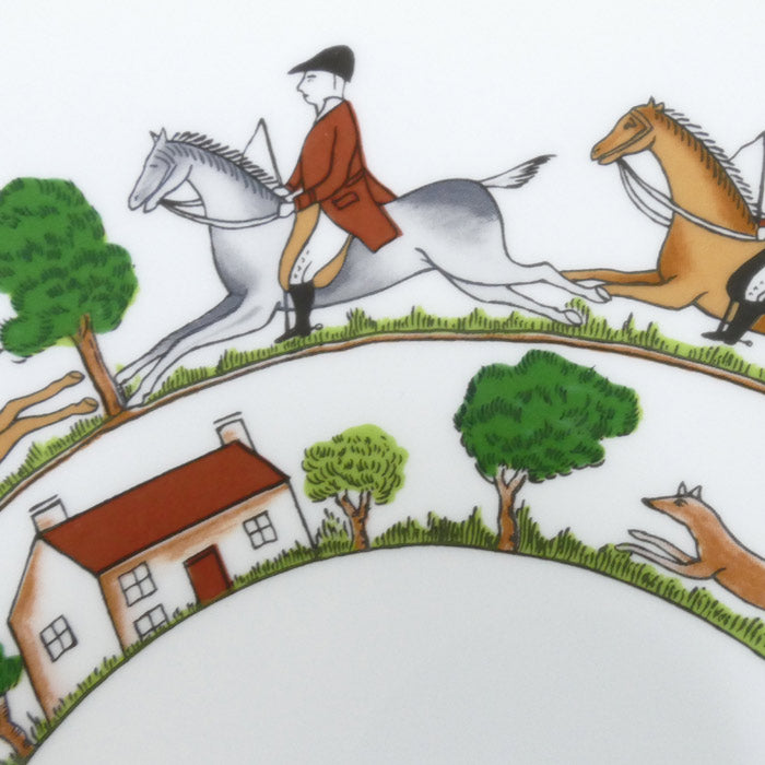 Wedgwood ウェッジウッド ハンティングシーン プレート 25×23ｃｍ【中古】【美品】