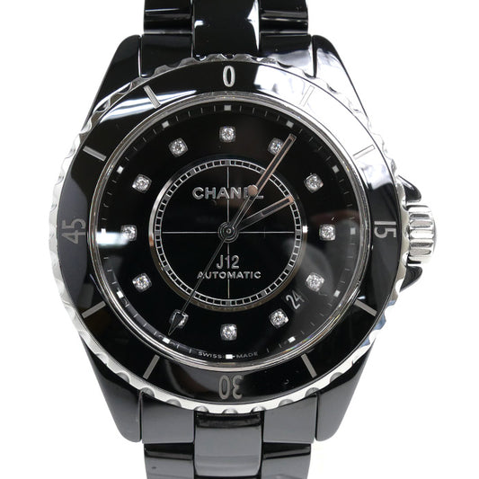 CHANEL シャネル J12 38mm 12PD 腕時計 自動巻き ブラック H5702 メンズ【中古】【美品】