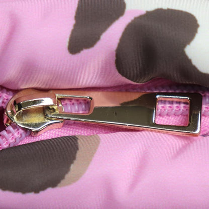 nina mew ミニトート レオパード トートバッグ ピンク レディース【中古】