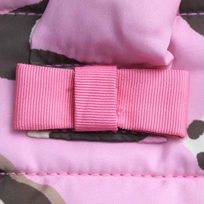 nina mew ミニトート レオパード トートバッグ ピンク レディース【中古】