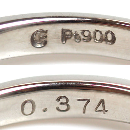 ESTELLE Pt900プラチナ ダイヤ リング・指輪 ダイヤモンド0.374ct 7号 2.9g レディース【中古】【美品】