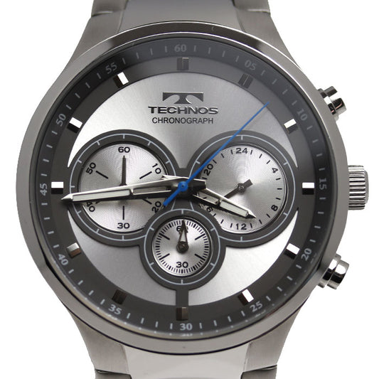TECHNOS テクノス 腕時計 電池式 T6672 クロノグラフ メンズ【中古】