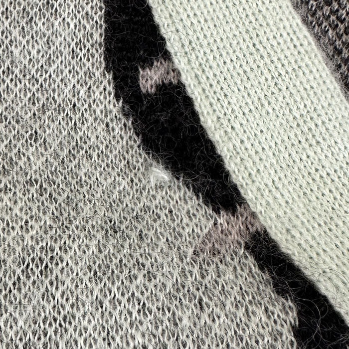 el conductor H PASSION DESIRE モヘアニット カーディガン マルチカラー ライトグリーン PD21AN01 SIZE 2 メンズ【中古】【美品】