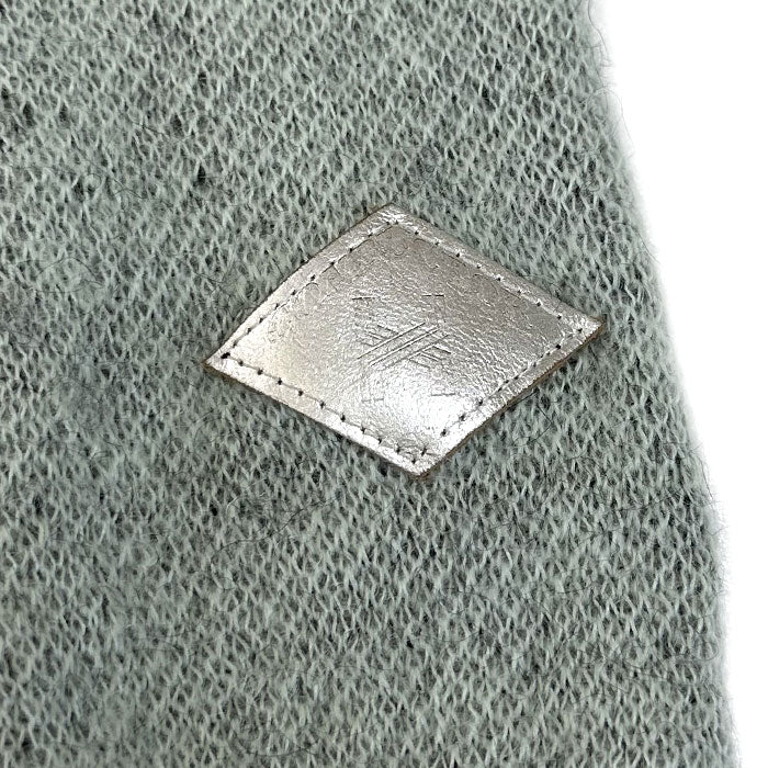 el conductor H PASSION DESIRE モヘアニット カーディガン マルチカラー ライトグリーン PD21AN01 SIZE 2 メンズ【中古】【美品】