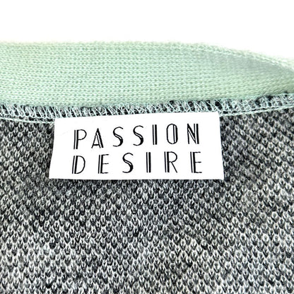 el conductor H PASSION DESIRE モヘアニット カーディガン マルチカラー ライトグリーン PD21AN01 SIZE 2 メンズ【中古】【美品】