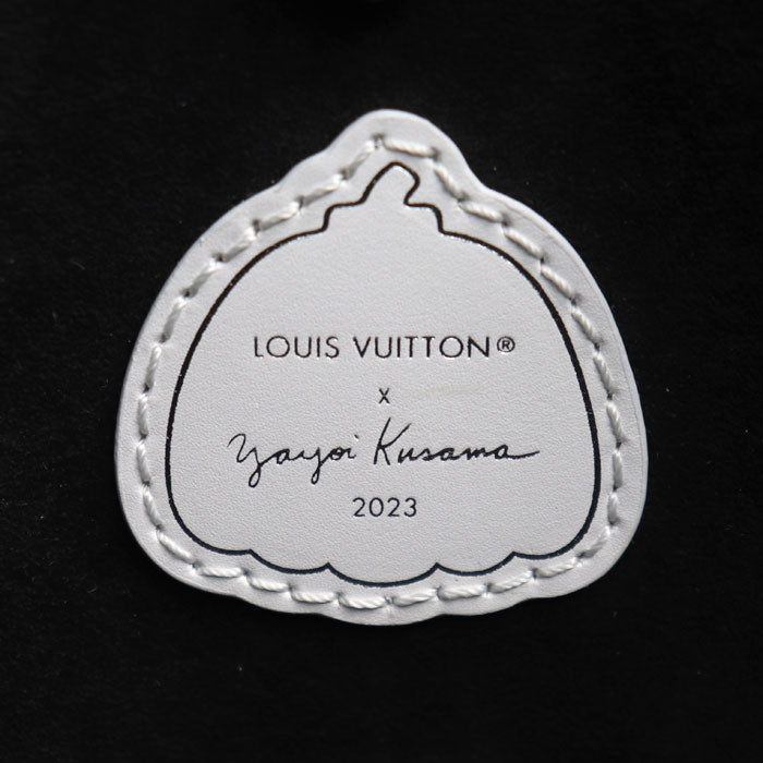 LOUIS VUITTON ルイ・ヴィトン オンザゴーMM 草間彌生 トートバッグ アンプラント ブラック ホワイト M46389 RFID入力 レディース【中古】【極美品】