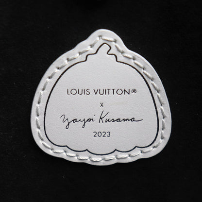 LOUIS VUITTON ルイ・ヴィトン オンザゴーMM 草間彌生 トートバッグ アンプラント ブラック ホワイト M46389 RFID入力 レディース【中古】【極美品】