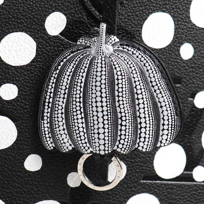 LOUIS VUITTON ルイ・ヴィトン オンザゴーMM 草間彌生 トートバッグ アンプラント ブラック ホワイト M46389 RFID入力 レディース【中古】【極美品】