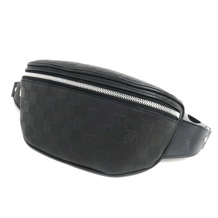 LOUIS VUITTON ルイ・ヴィトン バムバッグ ボディバッグ ダミエアンフィニ ブラック N40298 MI3270 メンズ【中古】【美品】