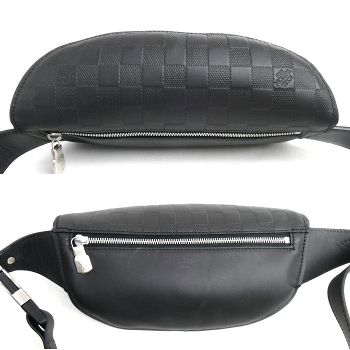LOUIS VUITTON ルイ・ヴィトン バムバッグ ボディバッグ ダミエアンフィニ ブラック N40298 MI3270 メンズ【中古】【美品】