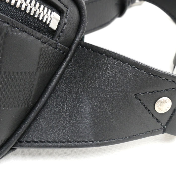 LOUIS VUITTON ルイ・ヴィトン バムバッグ ボディバッグ ダミエアンフィニ ブラック N40298 MI3270 メンズ【中古】【美品】