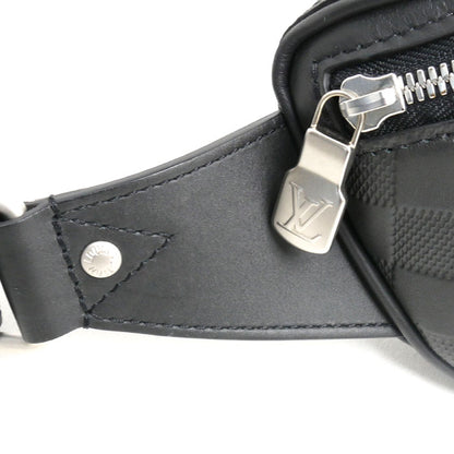 LOUIS VUITTON ルイ・ヴィトン バムバッグ ボディバッグ ダミエアンフィニ ブラック N40298 MI3270 メンズ【中古】【美品】