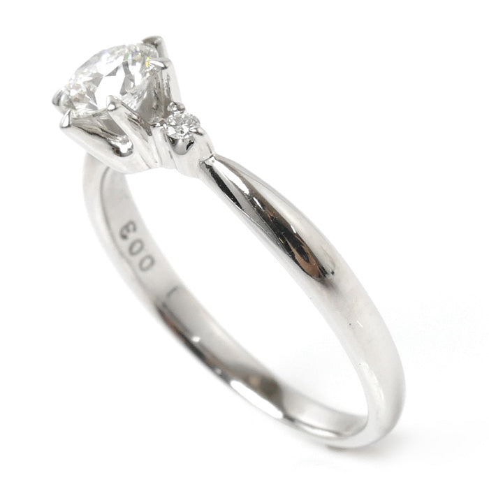 TASAKI タサキ Pt950プラチナ リング・指輪 ダイヤモンド0.51ct/0.03ct 12号 3.5g レディース【中古】【美品】
