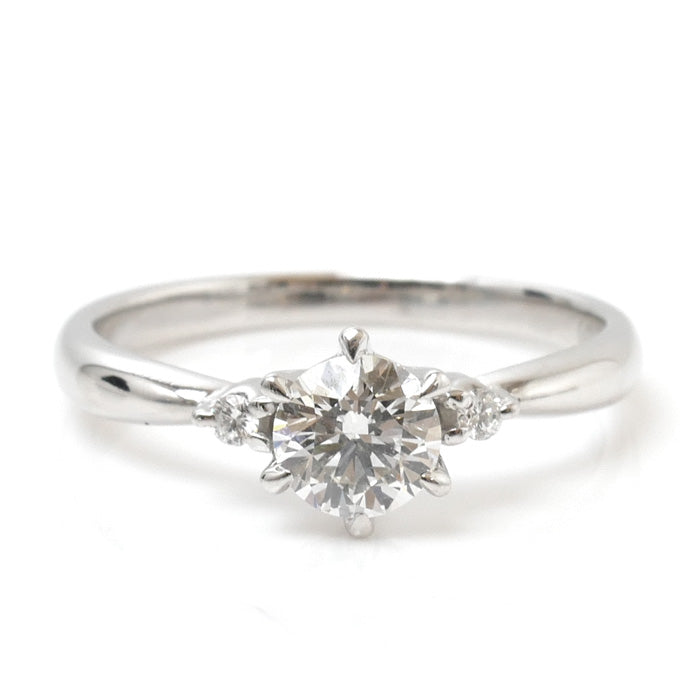 TASAKI タサキ Pt950プラチナ リング・指輪 ダイヤモンド0.51ct/0.03ct 12号 3.5g レディース【中古】【美品】