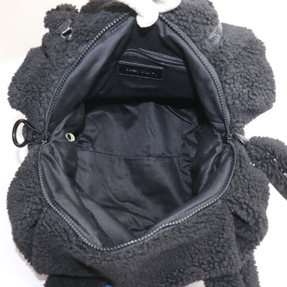 SEE BY CHLOE シーバイクロエ ジョイライダー モコモコ ハンドバッグ ブラック レディース【中古】