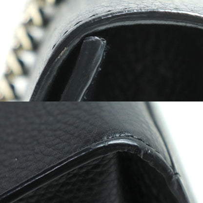 GUCCI グッチ エミリー チェーンショルダー ショルダーバッグ ブラック 295402 レディース【中古】