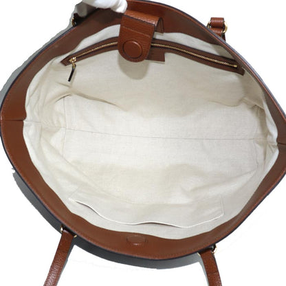 GUCCI グッチ GGデニム ミディアムトート トートバッグ ブルー ブラウン 631685 2KQGG 8375 レディース【中古】