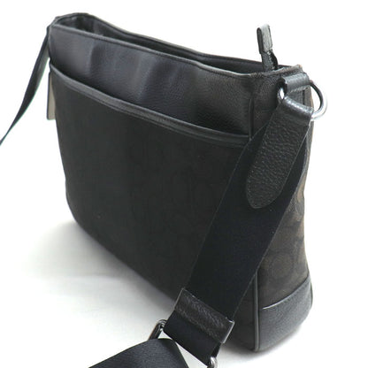 COACH コーチ トンプソン クロスボディ ショルダーバッグ ブラック C5291 ユニセックス【中古】